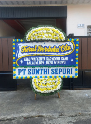 Papan Bunga Duka di Seluma Timur